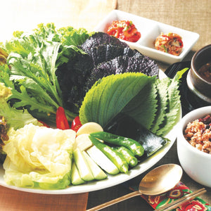 100 Arirang SsahmBahb (Five Grain Rice with Leafy Vegetables, etc)