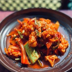 057 OhJingUh BoKeum (Spicy Cuttlefish & Vegetables)